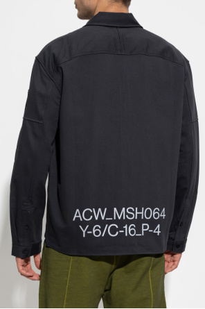 A-COLD-WALL* Moncler Enfant logo print patch detail rain jacket