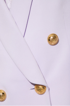 Balmain cotton Double-breasted blazer