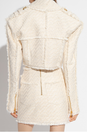 Balmain SKIRT Balmain Kleid in Colour-Block-Optik Rosa