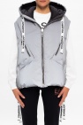 Khrisjoy GREY Down vest with logo