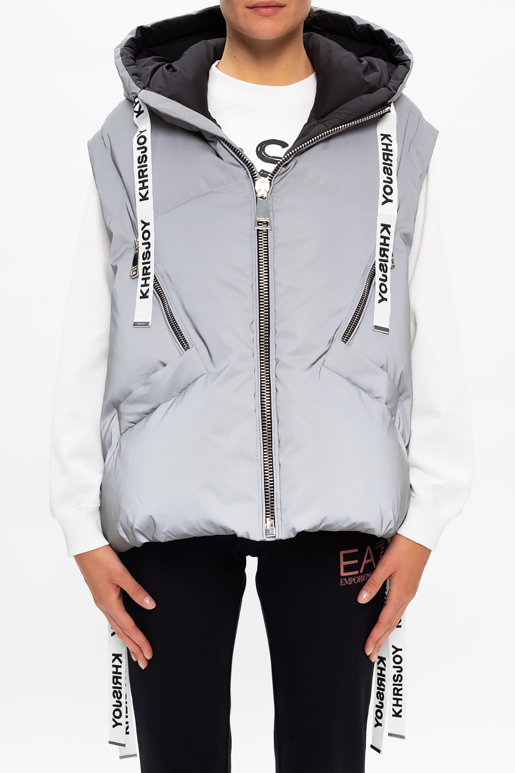 Down vest with logo Khrisjoy - Vitkac 