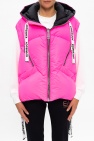 Khrisjoy PINK Down vest with logo