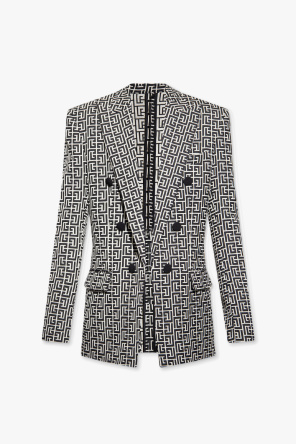 balmain beaded fitted double breasted blazer item