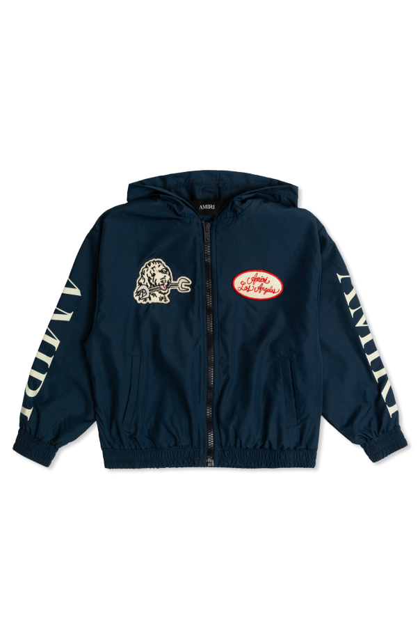 Light jacket with logo od Amiri Kids