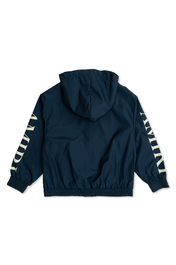Amiri Kids Chaqueta ligera con logo