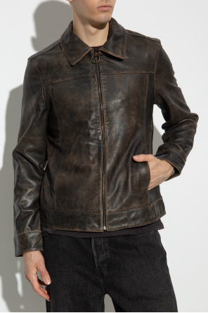 AllSaints Leather Jacket Alkan