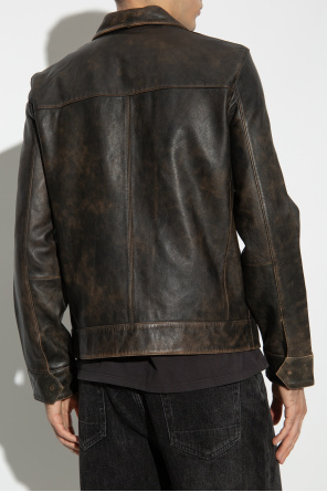 AllSaints Leather Jacket Alkan