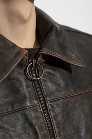 AllSaints Leather Jacket Alkan