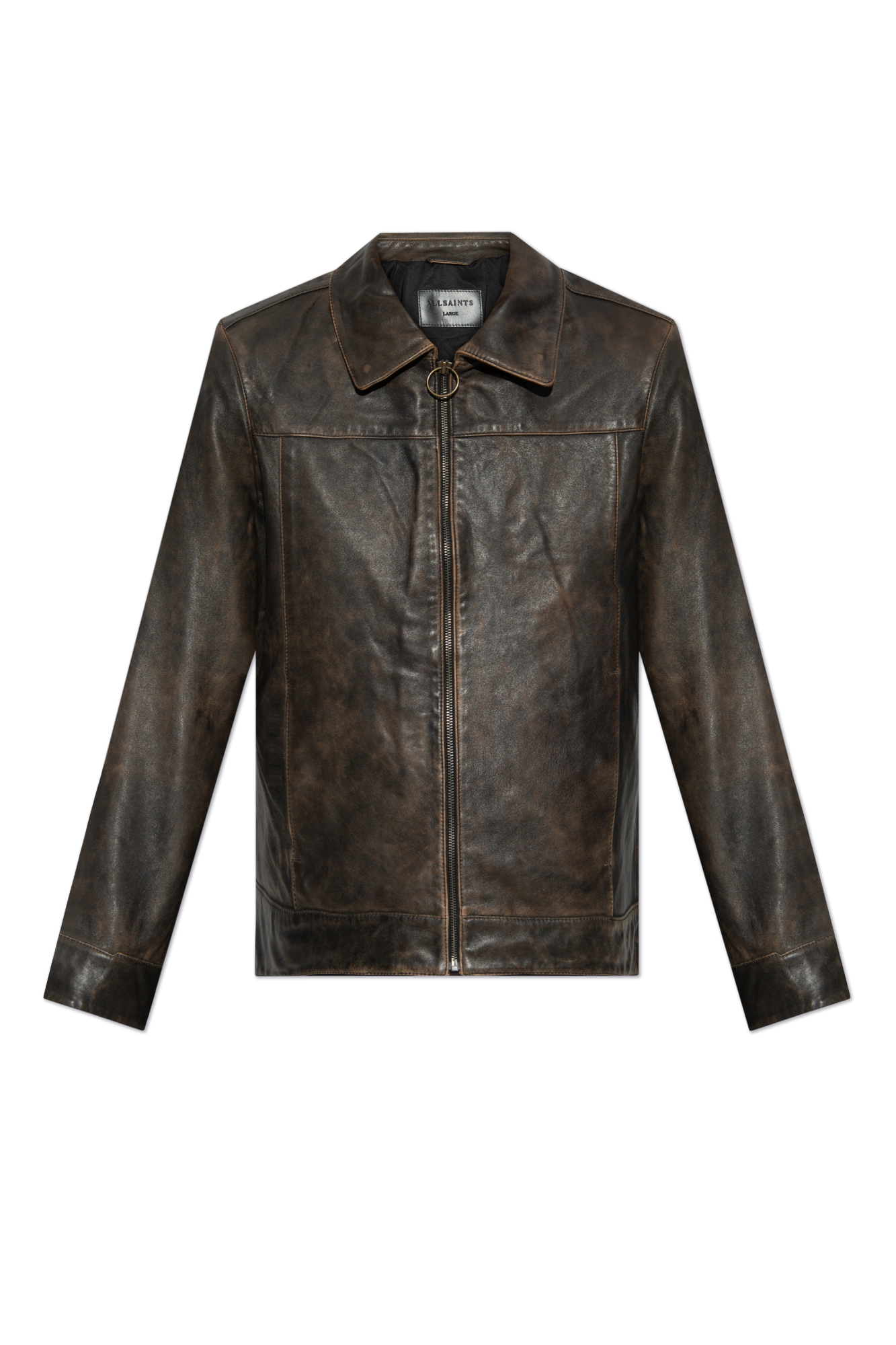 AllSaints Leather Jacket Alkan