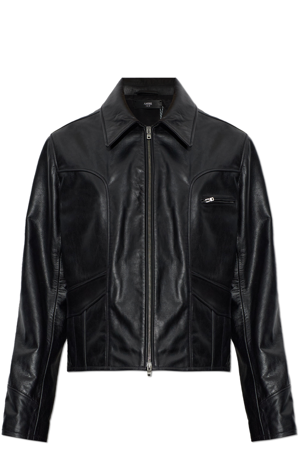 Leather jacket od Amiri