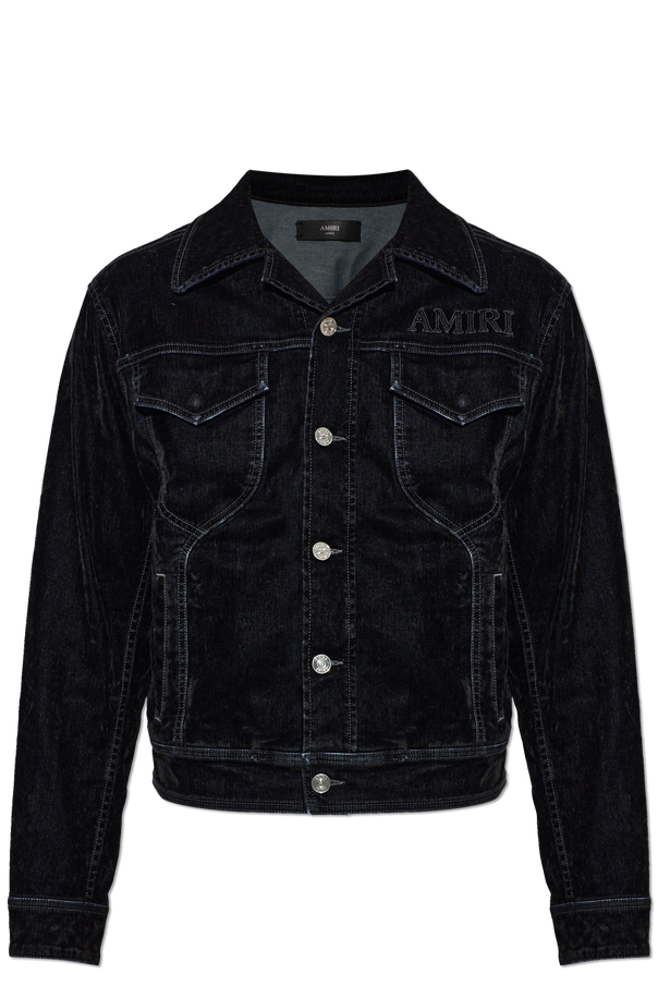 Denim jacket with logo od Amiri