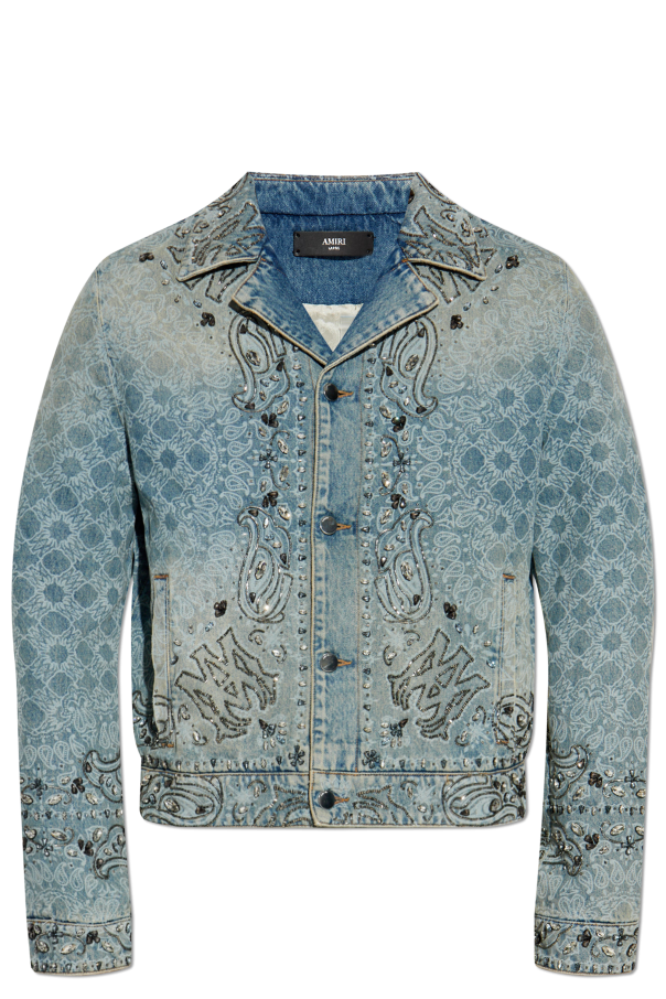 Embroidered denim jacket, zdjęcie 1 Embroidered denim jacket od Amiri