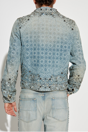 Amiri Bestickte Jeansjacke