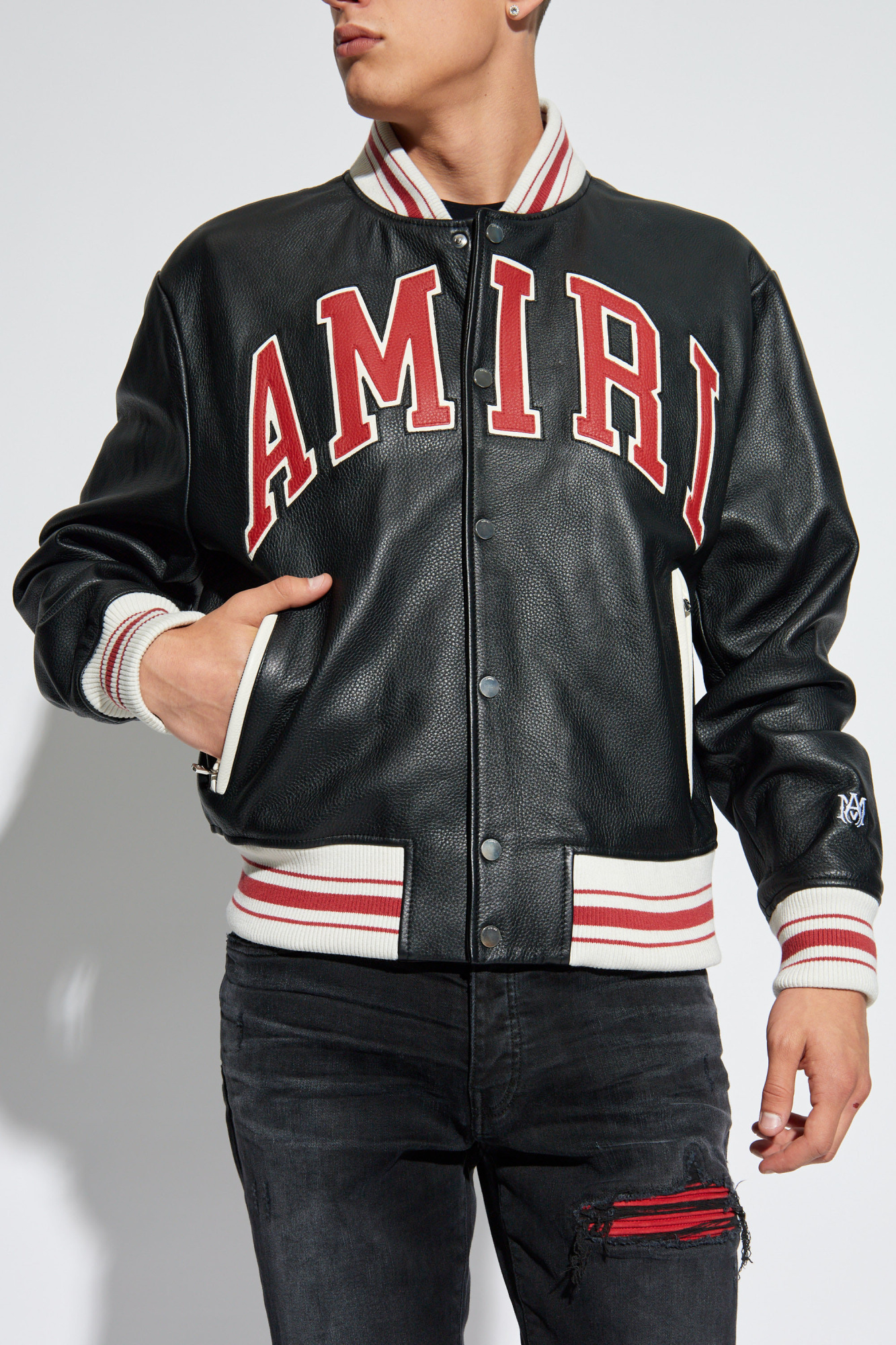 Amiri Amiri `bomber` jacket