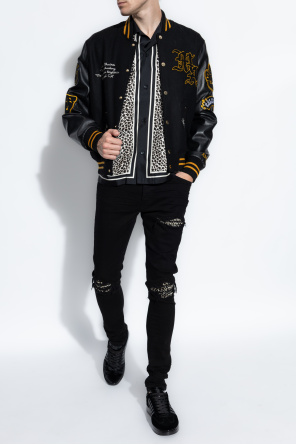 Dsquared2 double-breasted long-sleeve jacket od Amiri