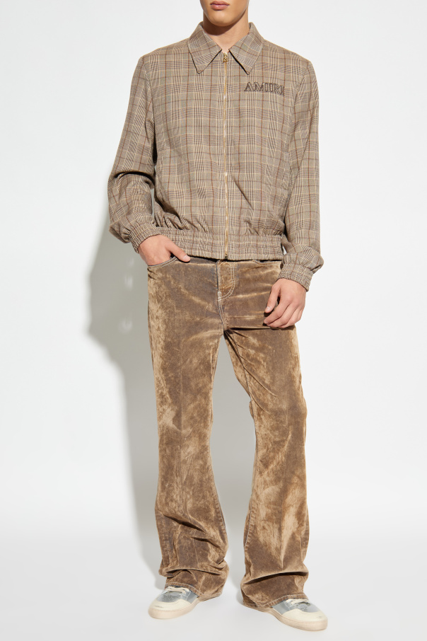 Amiri Plaid-patterned jacket