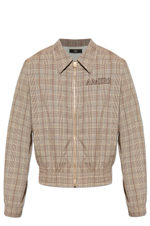 Plaid-patterned jacket