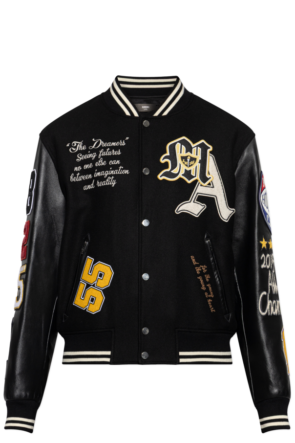 Bomber jacket with patches od Amiri