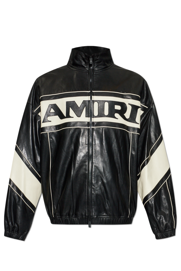 Leather jacket od Amiri