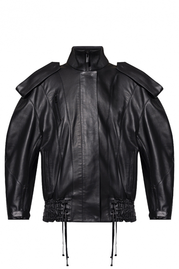 The Mannei ‘Amra’ leather jacket