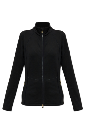 Jacket with a stand-up collar 