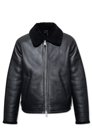 ‘ashford’ shearling jacket od AllSaints