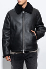 AllSaints BLACK ‘Ashford’ shearling jacket