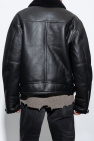 AllSaints BLACK ‘Ashford’ shearling jacket