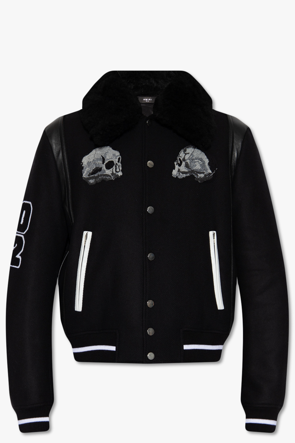 Louis Vuitton Denim Effect Leather Jacket with 3D Pocket, Black, 54