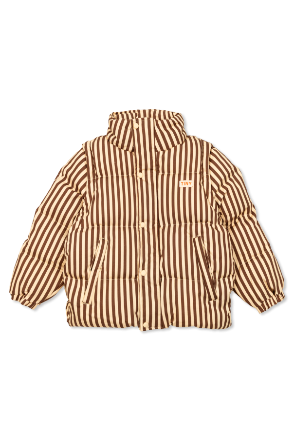 Insulated striped jacket od Tinycottons
