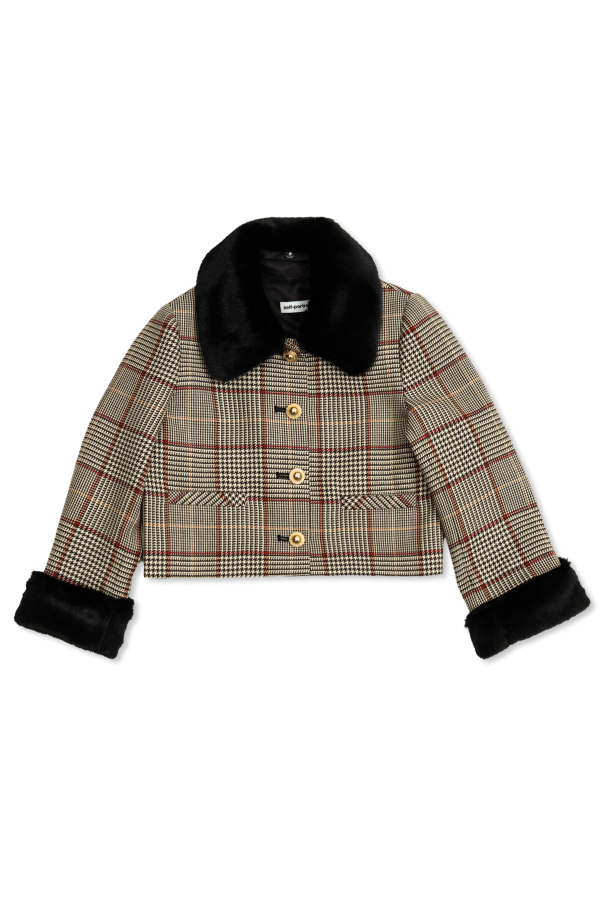Jacket with faux fur, zdjęcie 1 Jacket with faux fur od Self-Portrait Kids