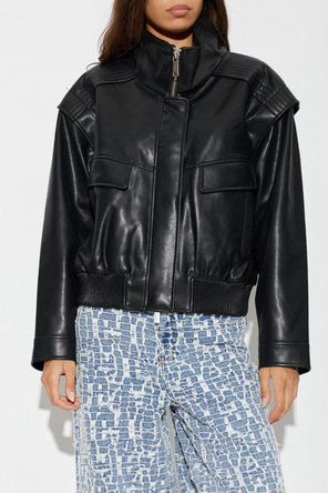 Self-Portrait Jacket with stand-up collar