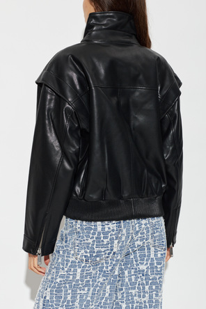 Self-Portrait Jacket with stand-up collar