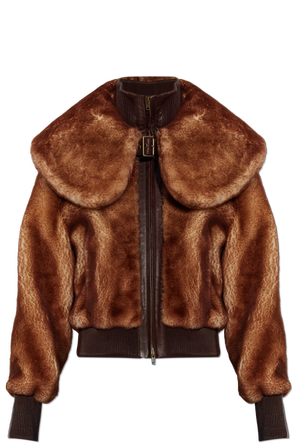 '‘Eliza’' fur-trimmed jacket