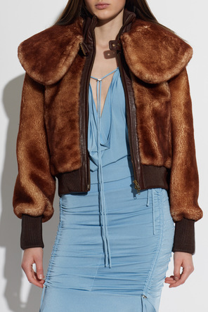 KNWLS '‘Eliza’' fur-trimmed jacket