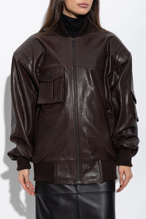 The Mannei Leder-Bomberjacke