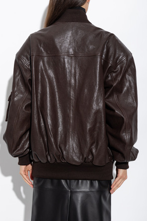 The Mannei Leder-Bomberjacke