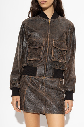 Amiri Leather jacket with pockets