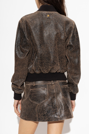 Amiri Leather jacket with pockets