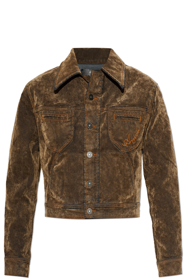 Denim jacket with logo od Amiri