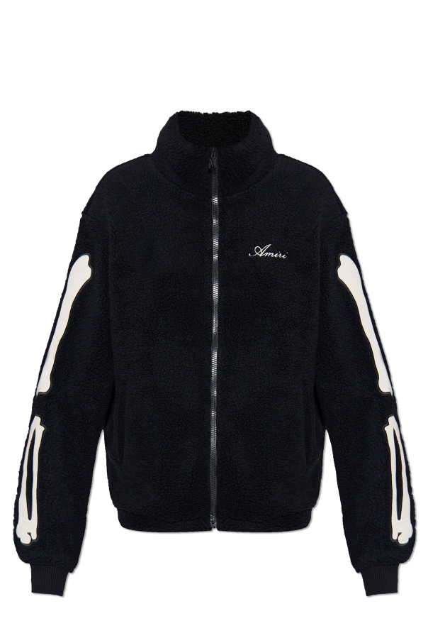 Sweatshirt with a stand-up collar od Amiri