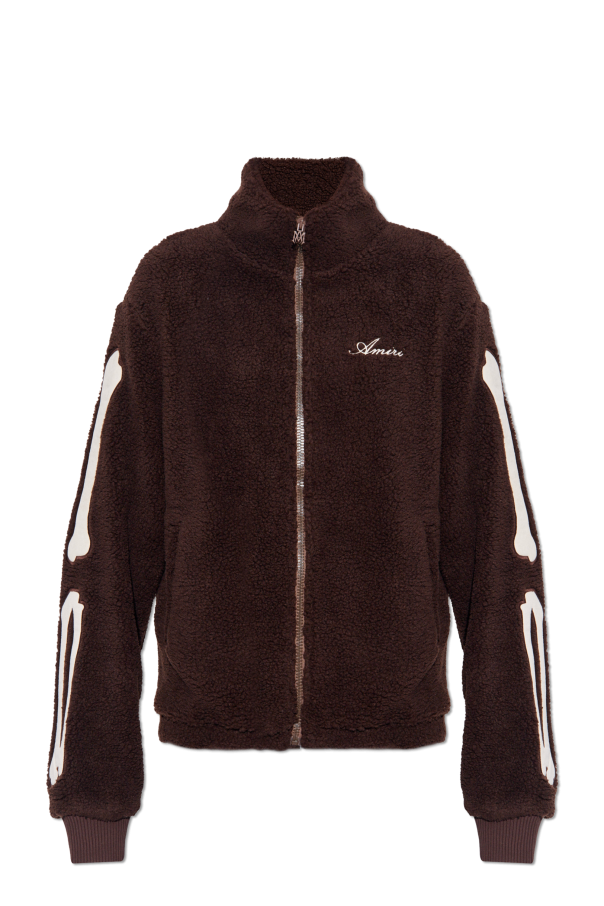 Sweatshirt with a stand-up collar od Amiri