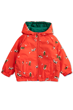 Bobo Choses Reversible hooded jacket