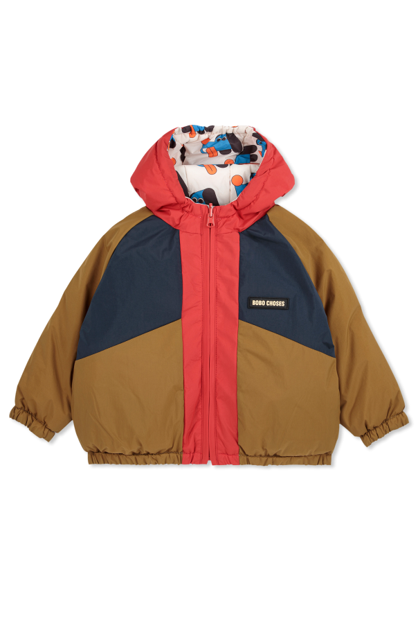 Reversible hooded jacket od Bobo Choses