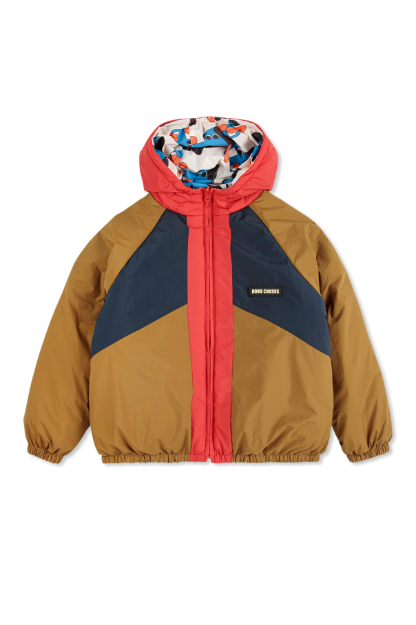 Reversible hooded jacket od Bobo Choses
