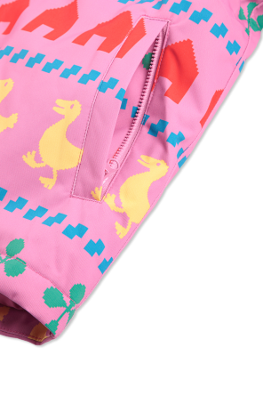 Bobo Choses Skijacke mit buntem Aufdruck