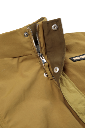 Bobo Choses Jacket with a hood stowed in the collar