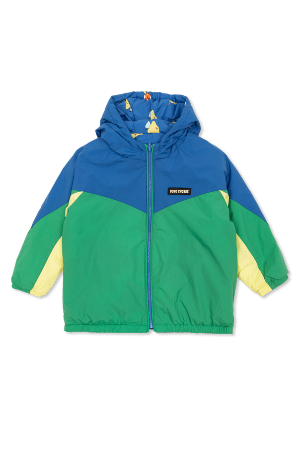 Reversible jacket with logo od Bobo Choses