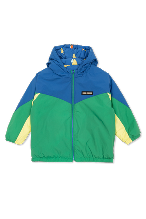 Reversible jacket with logo