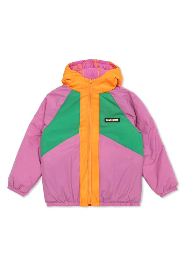 Reversible jacket with logo od Bobo Choses